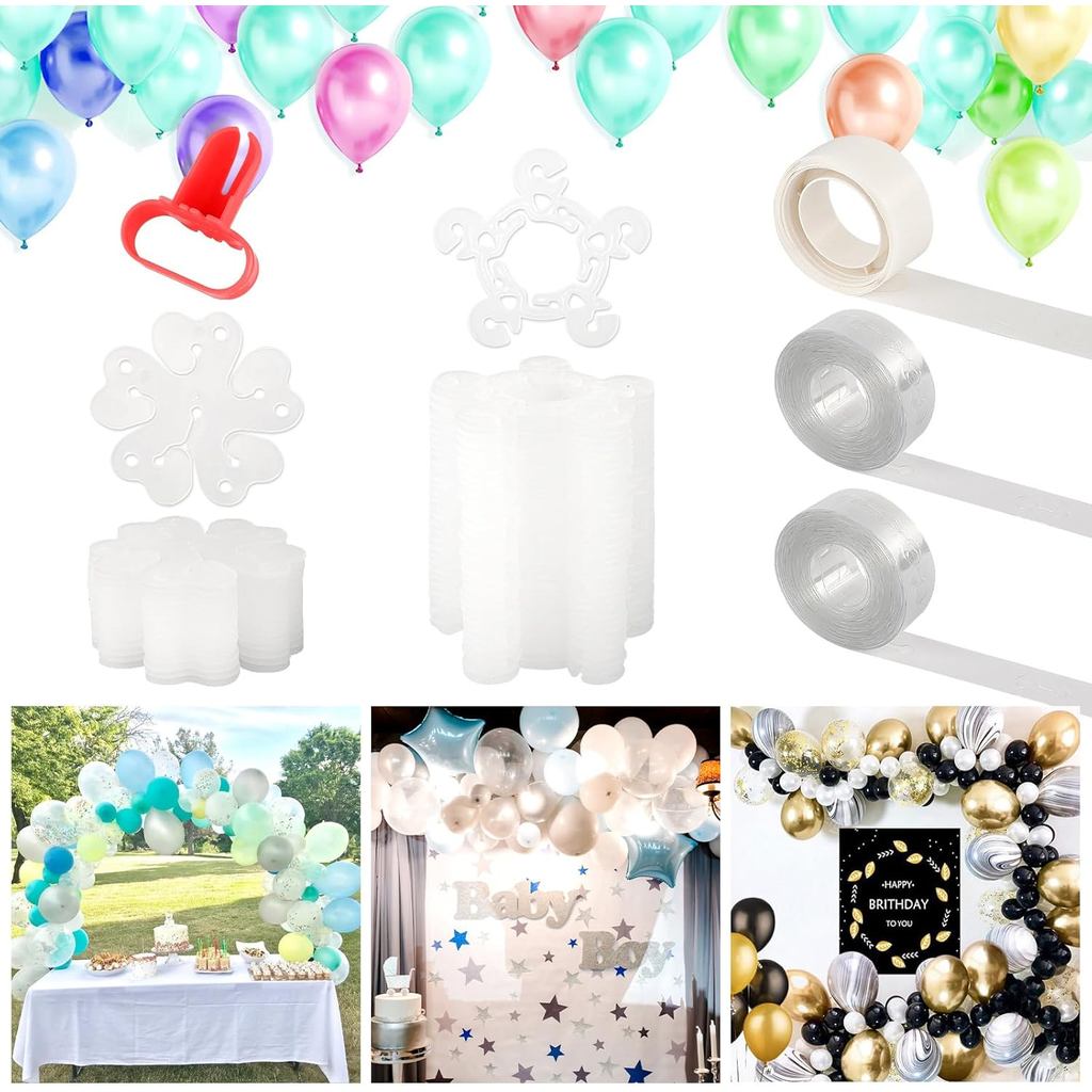 Tinabless Balloon Connectors for Decor Balloons Arch - Birthday,, Baby ...
