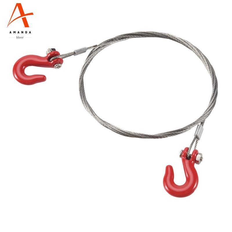 1/10 RC car Crawler Steel Tow Rope with Hooks for SCX10 Wraith D90 Toy ...