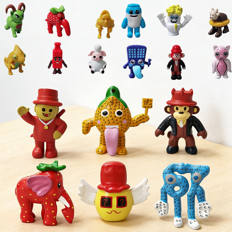 Steal A Brainrot Action Figure Toys 67 Strawberry Elephant Jandel Model ...