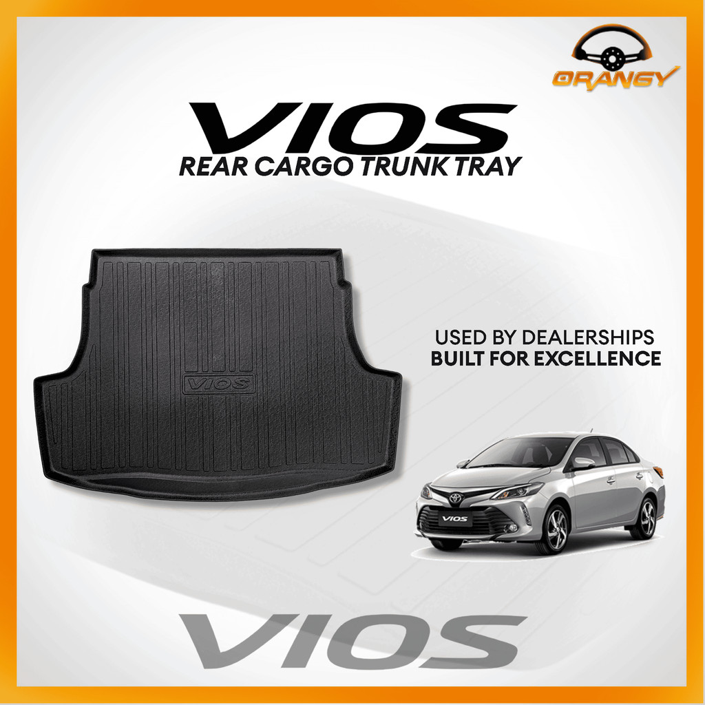 Toyota Vios Prime 2019 to 2026 Rear Cargo Trunk Tray Thailand Quality ...