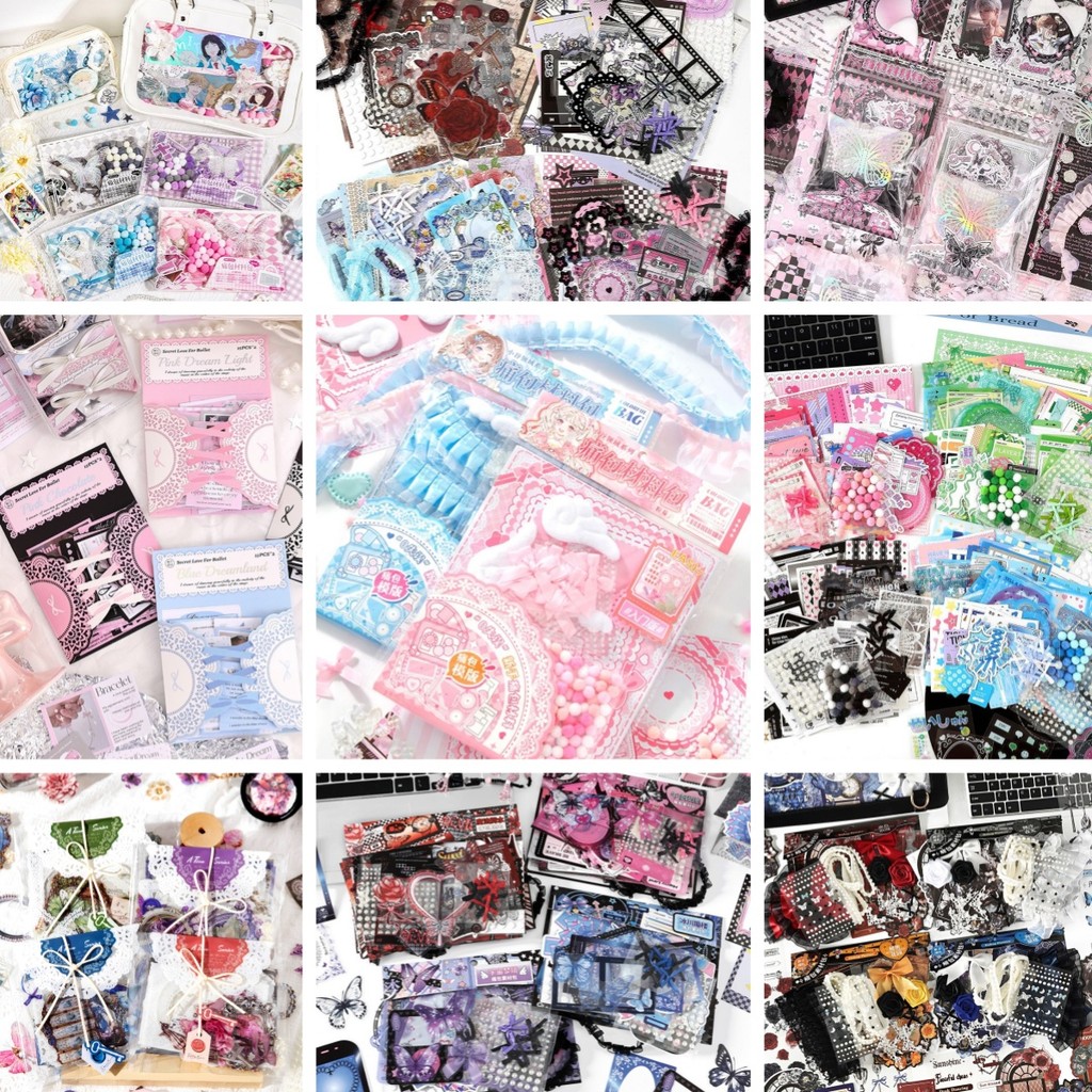 Large Capacity Ita Bag Decoration Kits Collection Stickers Pain Bag ...