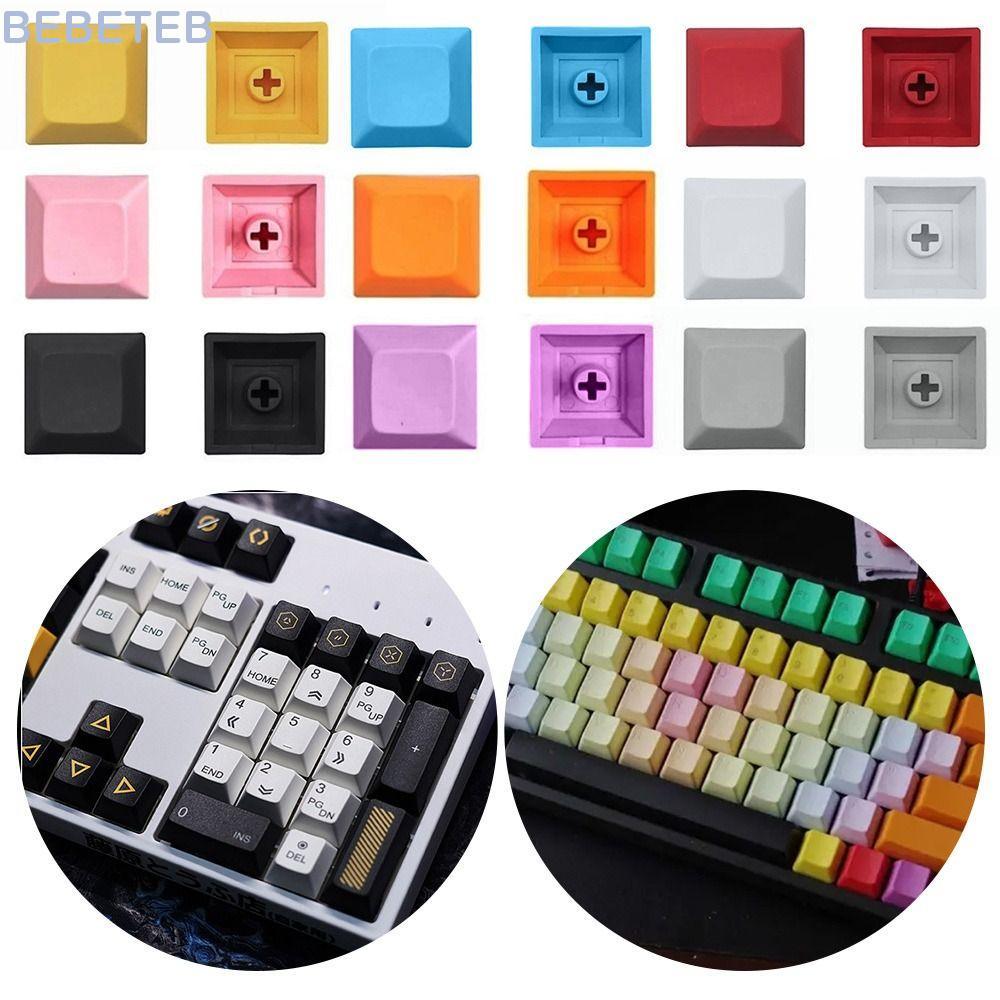 BEBETEB Keyboard Key Cap, Multiple Color Not Engraving DSA Keycap, DIY ...