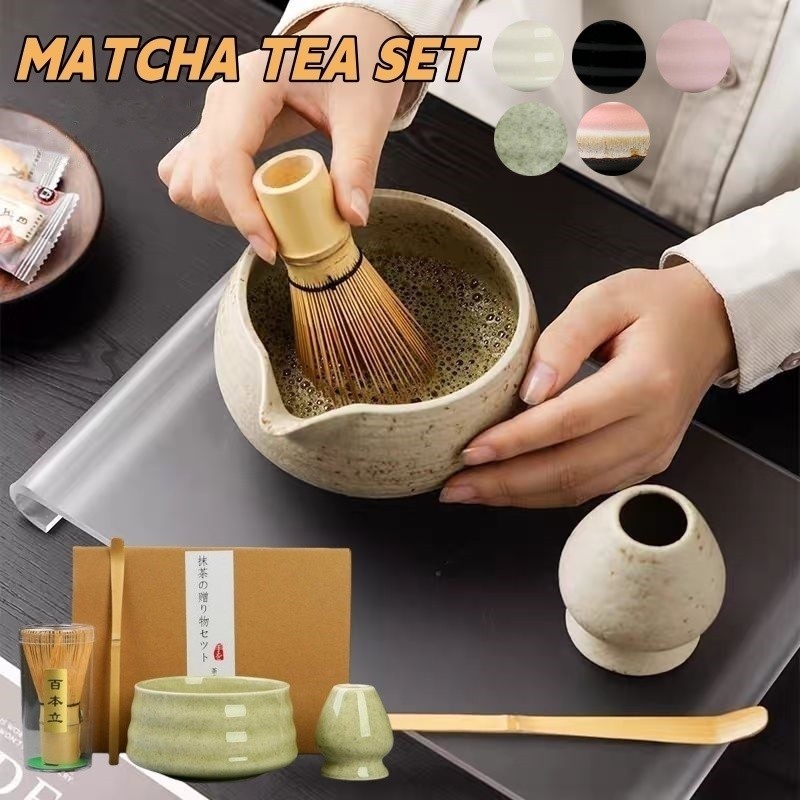 Traditional Matcha Gift Set Japanese Tea Sets Bamboo Matcha Whisk Spoon ...