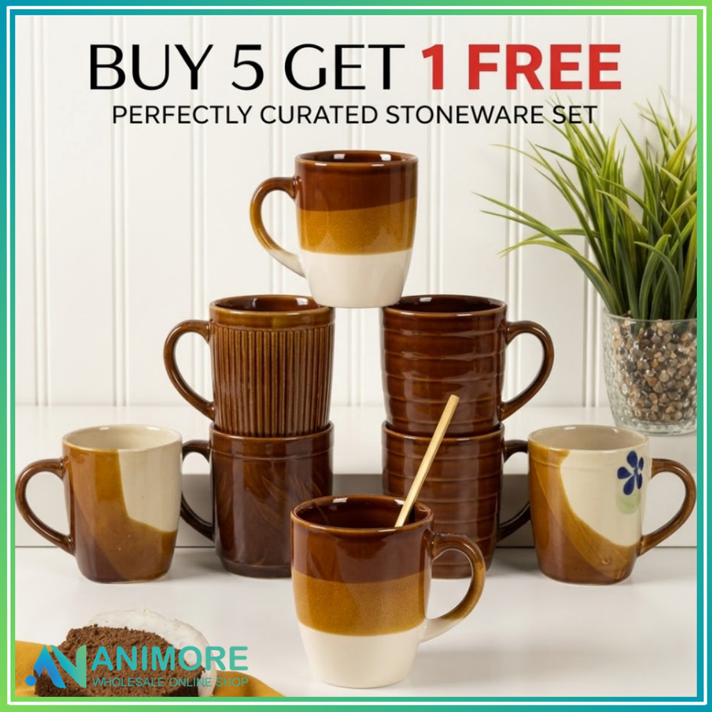 5 GET1 FREE CERAMIC BROWN MUG ASSORTED 11OUNCE MUG ASSTD ounce Coffee Mug  Mug Brown Coffee Cup | Shopee Philippines