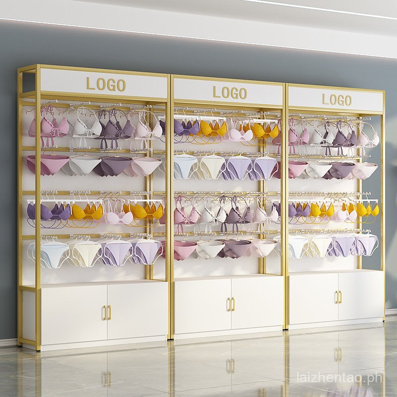 Wall-Mounted Display Rack for Underwear, Socks Display Cabinet, Bra ...