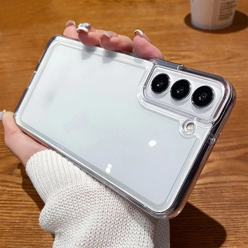 Space Clear Case for Samsung S25 Ultra A56 A17 A55 A06 A05s A36 A16 A15 ...