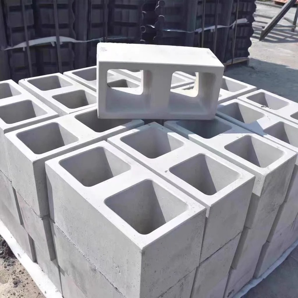 OI74 40 x 20 x 20 Hollow Brick Mold Plastic Cement Module Decorative ...