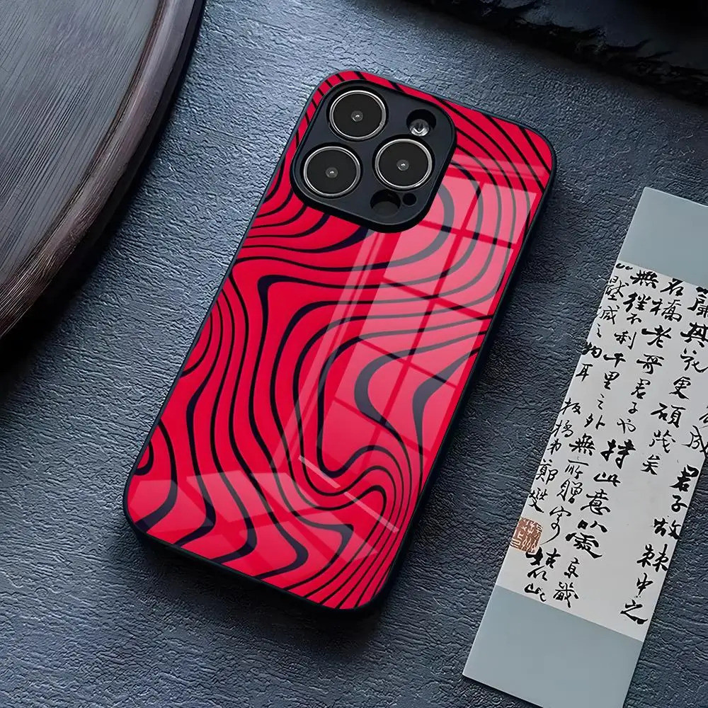 BK-1 PewDiePie Waves Phone Case For IPhone 13 Pro Max 14 16 Plus 12 Mini 11  15 X XR XS 8 7 Plus SE Tempered Glass Cover | Shopee Philippines