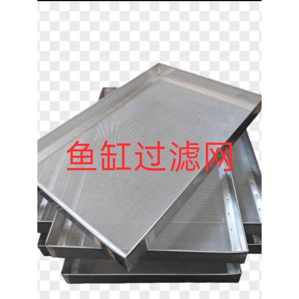 Fish Tank Filter Mesh Sieve Stainless Steel Right-Angle Edge Ultra-Fine ...