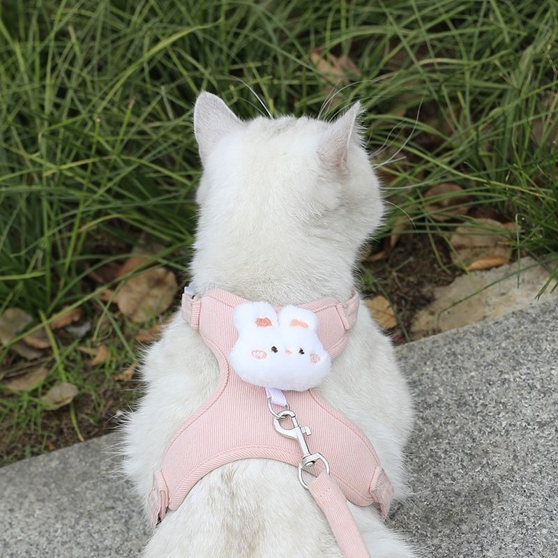 Cat Traction Rope Adjustable Cat Walking Rope Cute Kitten Outing Chest ...