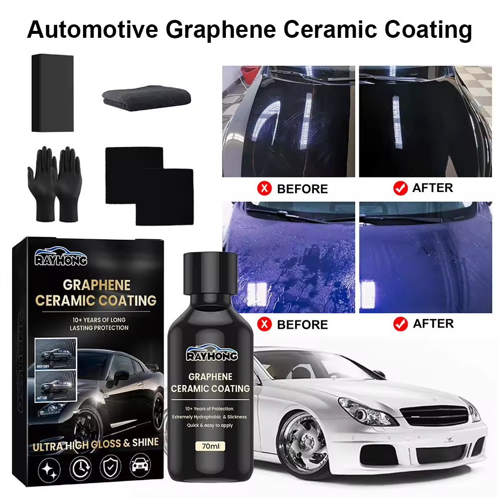 Nano Ceramic Graphene Coating – Super‑Hydrophobic UV‑Glow Maintenance ...
