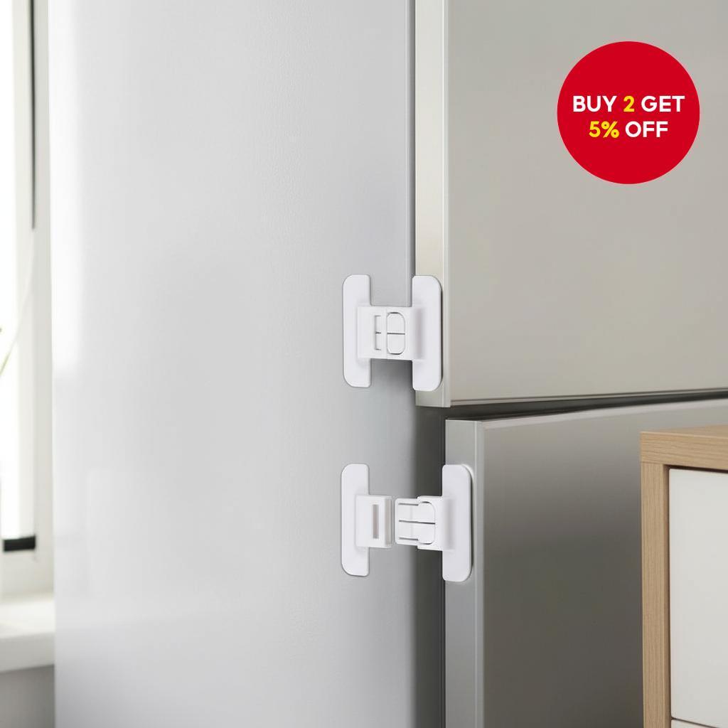TDG 10-pack fridge locks, safety latches for kids, freezer security ...