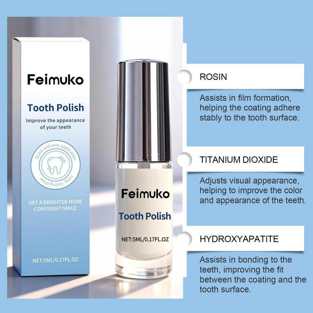 Teeth Paint Polish 5ml Gentle Stain Cleaner Tooth Care Brightening ...