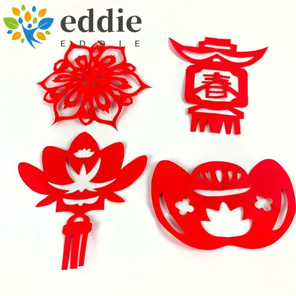 26EDIE Kid DIY Paper-cut, Traditional Handmade Spring Festival Paper ...