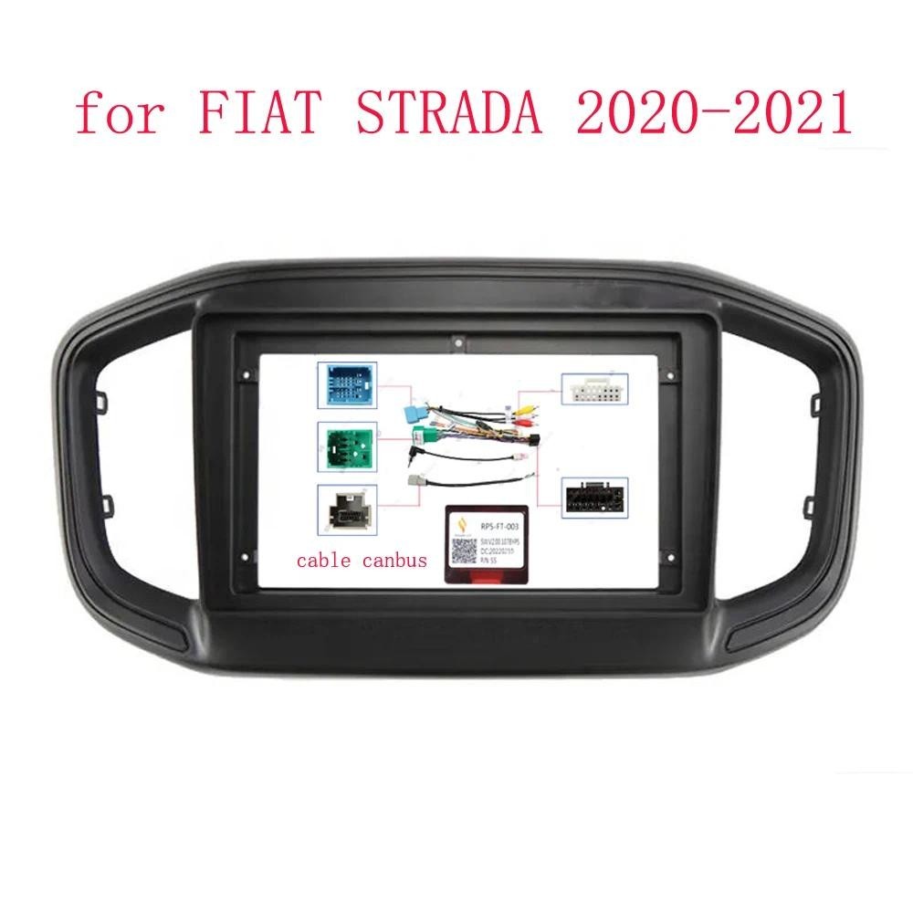 For FIAT STRADA 2020-2021(9Inch) Car Radio Fascias Android GPS MP5 ...