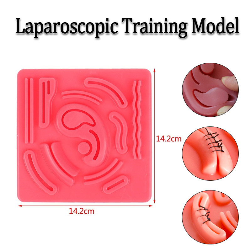 Silicone 3D Laparoscopic Training Model Simulation Skin Wound Suture ...