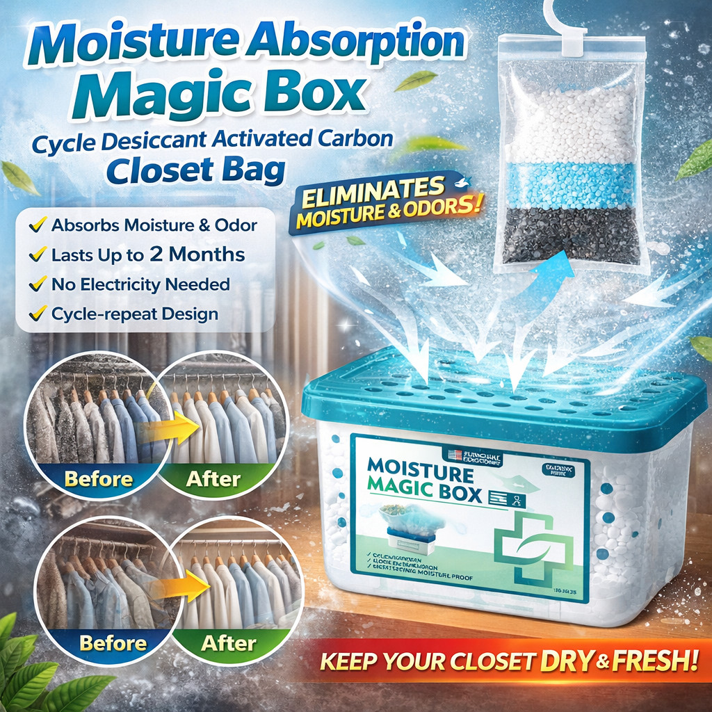 [Dust Removal/Odor Elimination] Moisture-absorbing Dust-removing Box ...