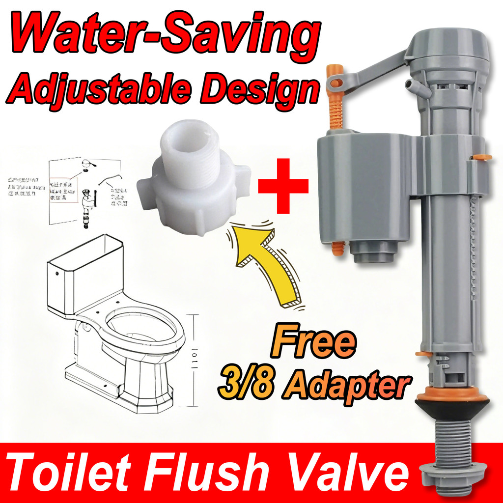 universal adjustable toilet fill valve bottom entry fill valve toilet ...