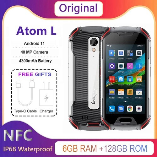 Unihertz Atom L NFC Octa Core Rugged Phone 6GB+128GB Used Smartphone ...