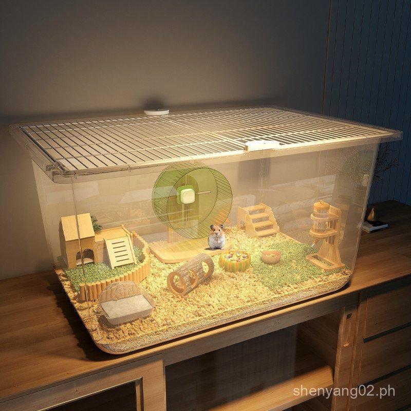 Picture of Extra Large Hamster Cage60Basic Cage Elevated Luxury Villa Golden ...