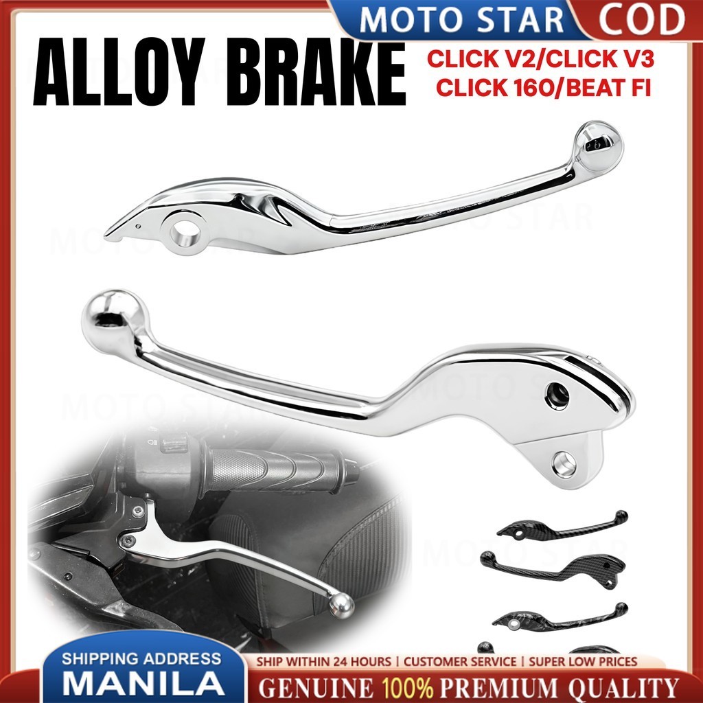 1 pair Honda CLICK V2 CLICK V3 / CLICK 160 / BEAT FI COMBI BRAKE ALLOY ...