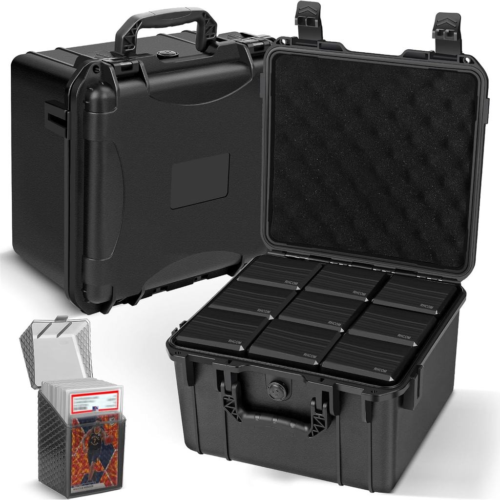 9 Pack Graded Card Storage Boxes with Portable Protective Case - PSA ...