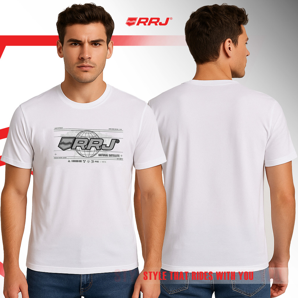 RRJ Men's Basic Tees Semibody Fitting 190408-U (White) | Shopee Philippines