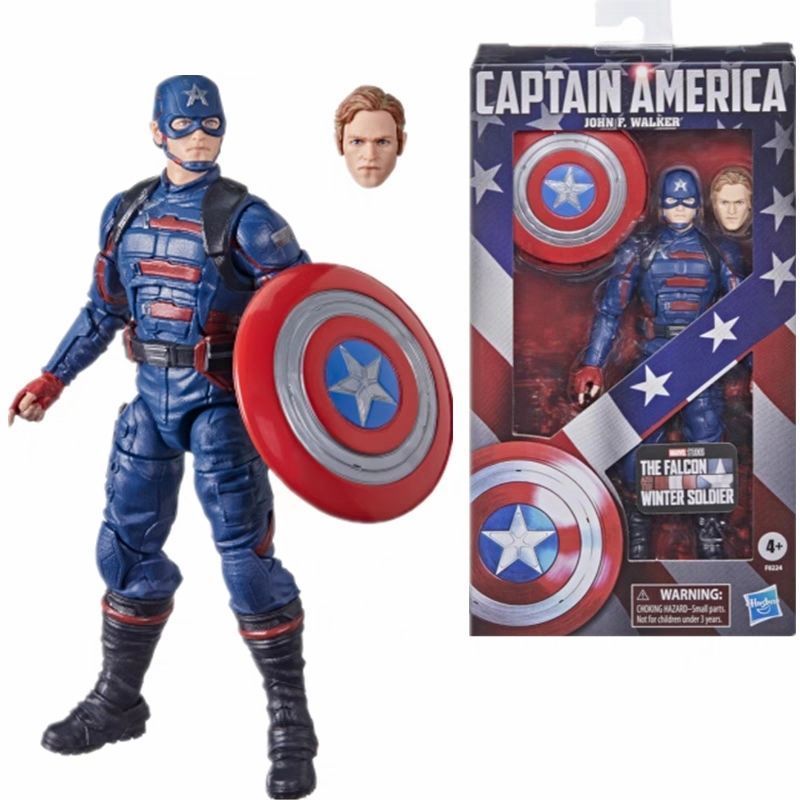 Marvel Avengers Single Box Secret Agent Captain America 20cm Action ...