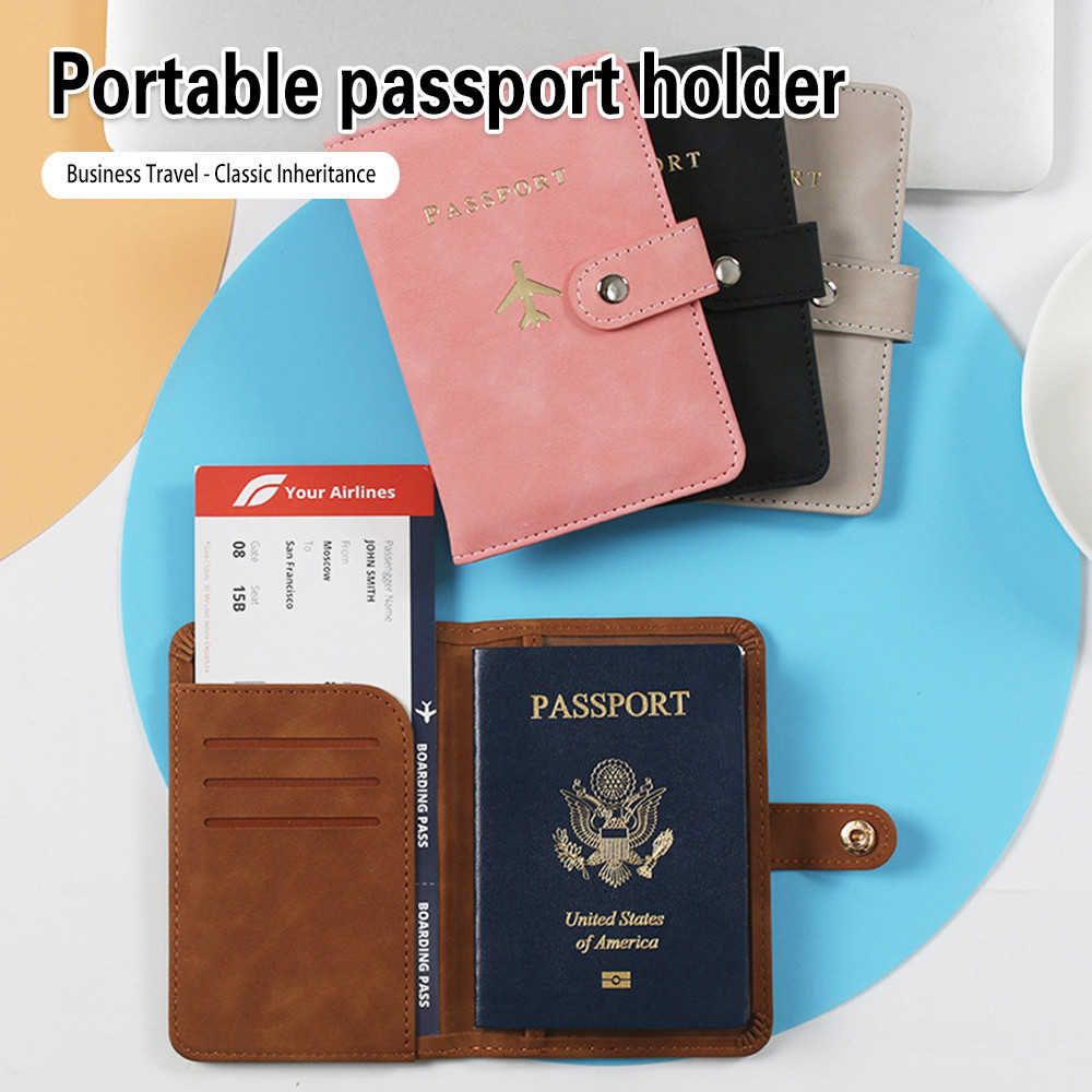Multifunctional Card Slot Passport Holder Passport Large Capacity PU ...