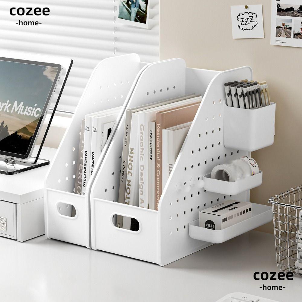 COZEE Perforated Board Storage Box, Pegboard Design Stable Desktop File ...