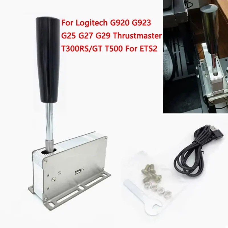 PC USB Racing Games Sequential Shifter H Gear Shift SIM For Logitech ...