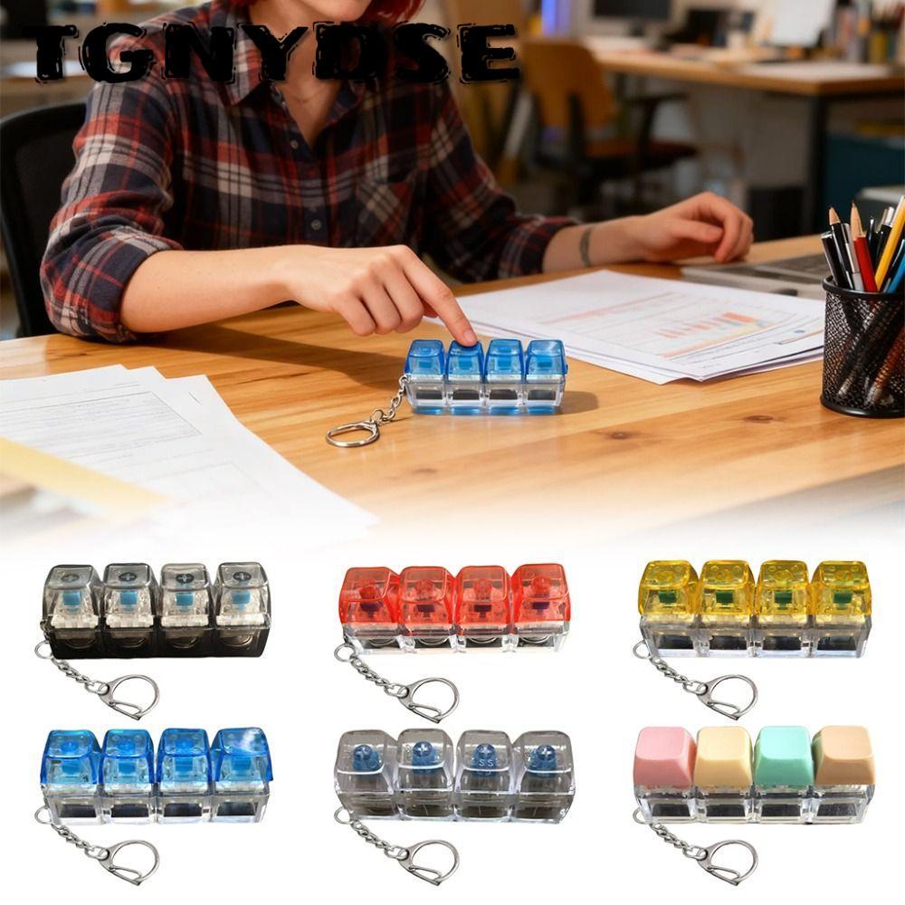 TGNYDSE Keyboard Button Finger Clicker, Lightweight Colorful LED ...
