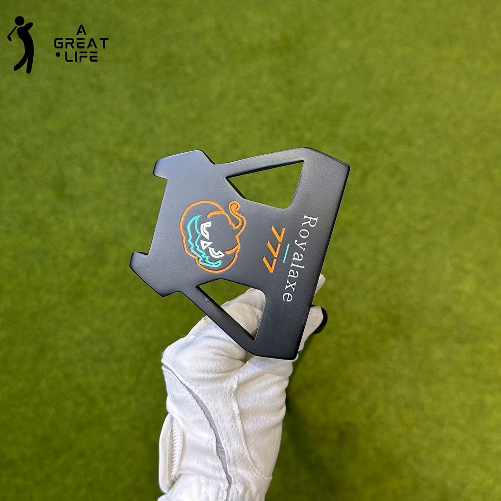 Pumpkin Putter - CNC Milled 3-Line Aiming Putter, Oversized High ...