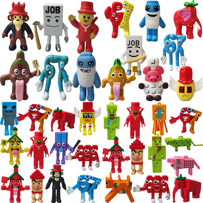 Roblox Toys Steal A Brainrot Action Figure Jandel 24Pcs Set Model ...