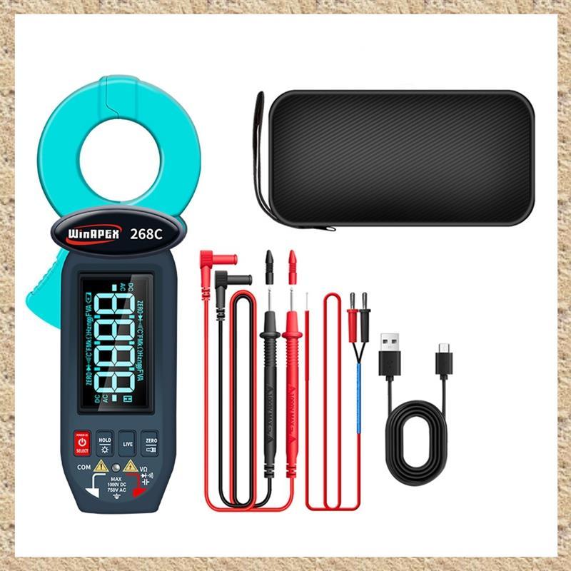[r3jylk02.ph] Leakage Current Detect Clamp Meter 0.01mA True RMS 60A AC ...