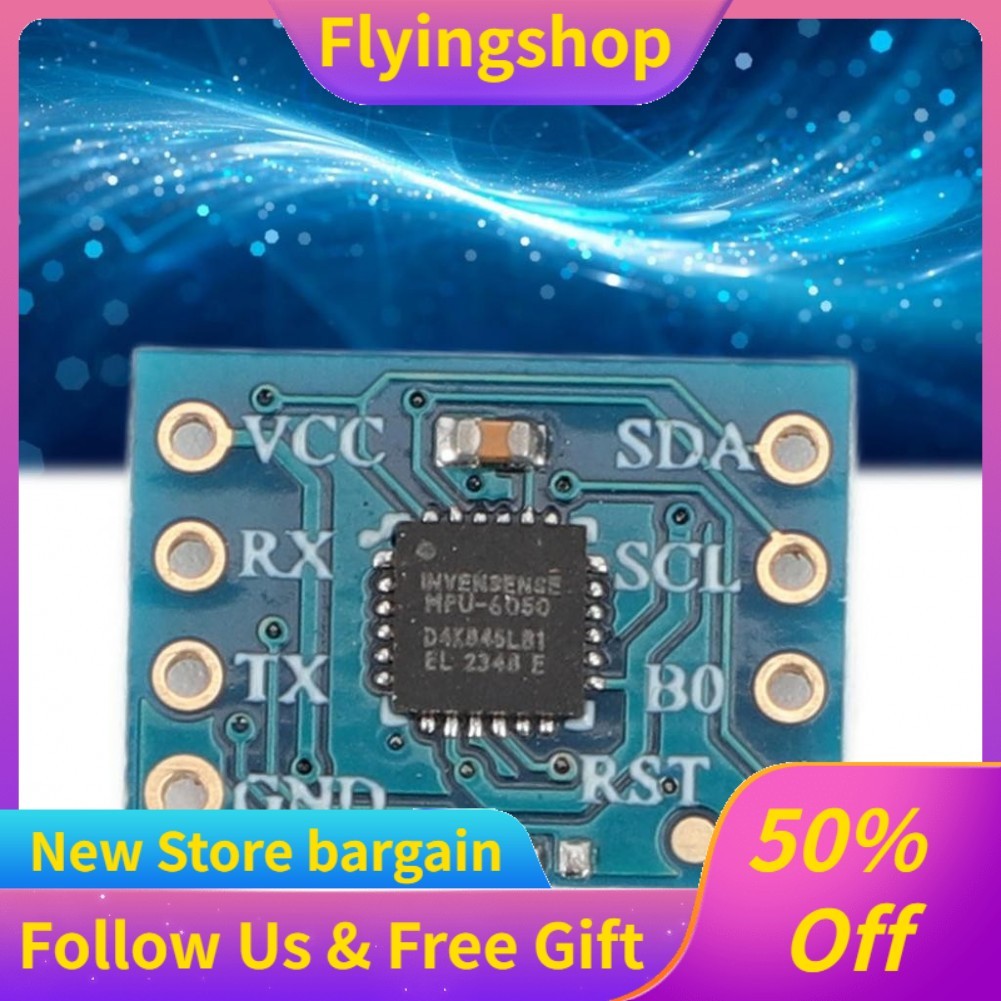 MPU6050 3-Axis Gyroscope & Tilt Sensor Module – ±180° Yaw/Roll, ±90° Pitch