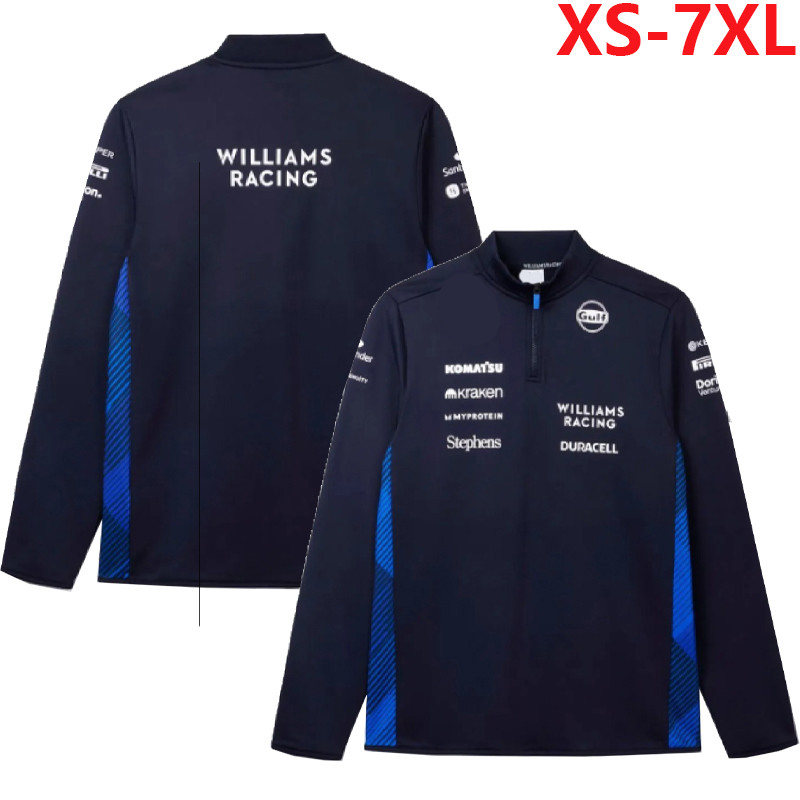 2026 New F1 Unisex Long Sleeve Coat + F1 Williams Racing Team Jacket ...