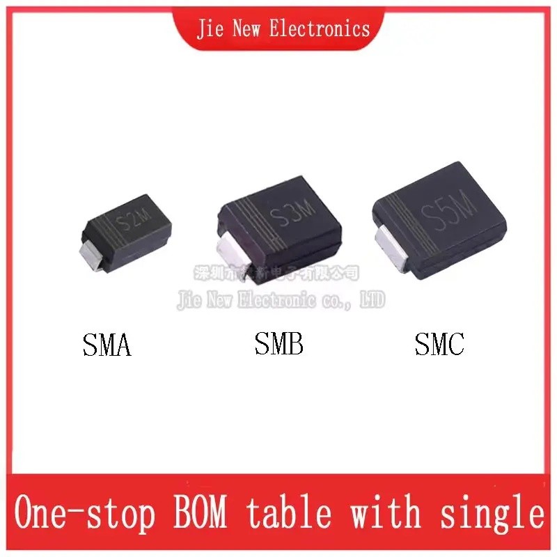 50PCS S1M S2M S3M S5M S6M S8M S10M S3MB S5MB S3MC S5MC S6MC S8MC S10MC ...