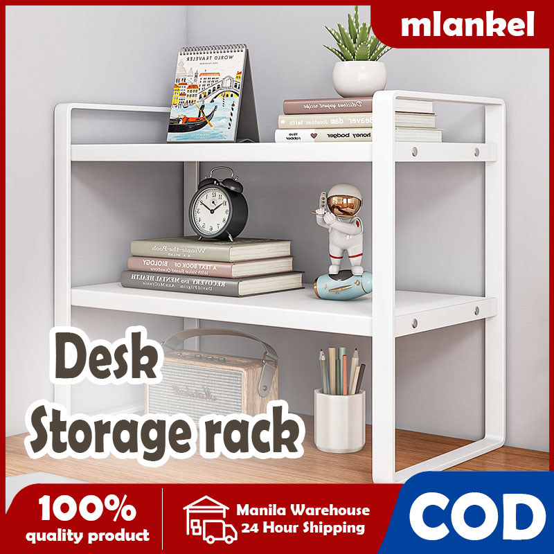 Desk-Top Wrought Iron Shelving Unit, Multi-Tier Kitchen Storage Rack ...