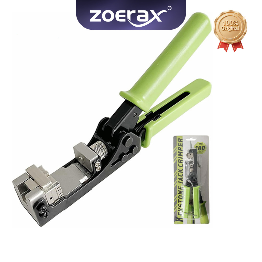 ZoeRax 180° Network Module Wire Cutter RJ45 Module Keystone Jack Punch ...