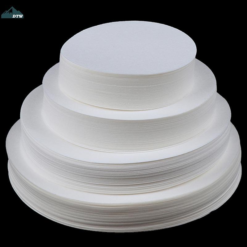 100Pcs Laboratory Filter Paper Circular Qualitative Filter Paper Medium ...