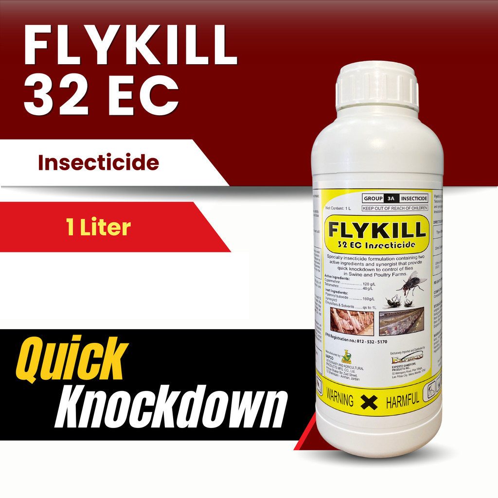 Flykill 32 EC Insecticide Langaw Fly Killer Fogging Misting Poultry ...
