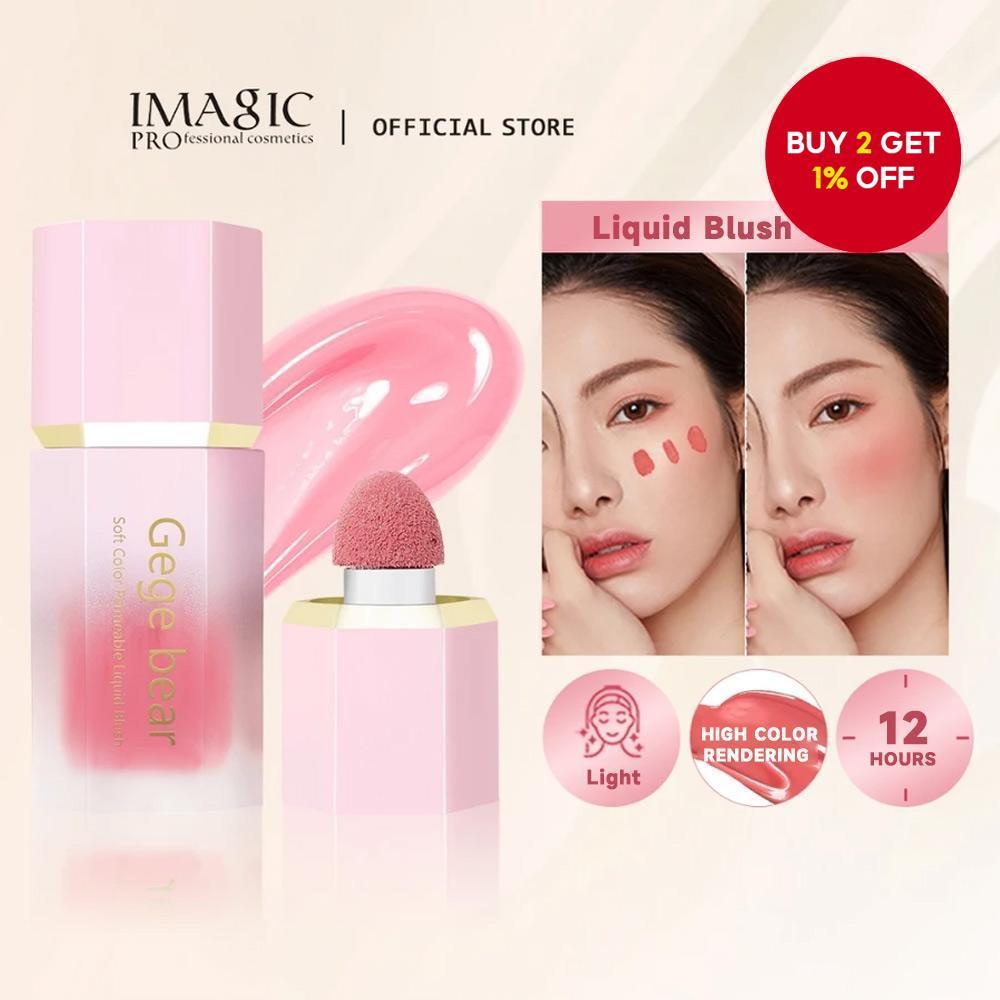 Liquid Blush Cream With Flocking Brush Silky Lightweight Blush Stick ...
