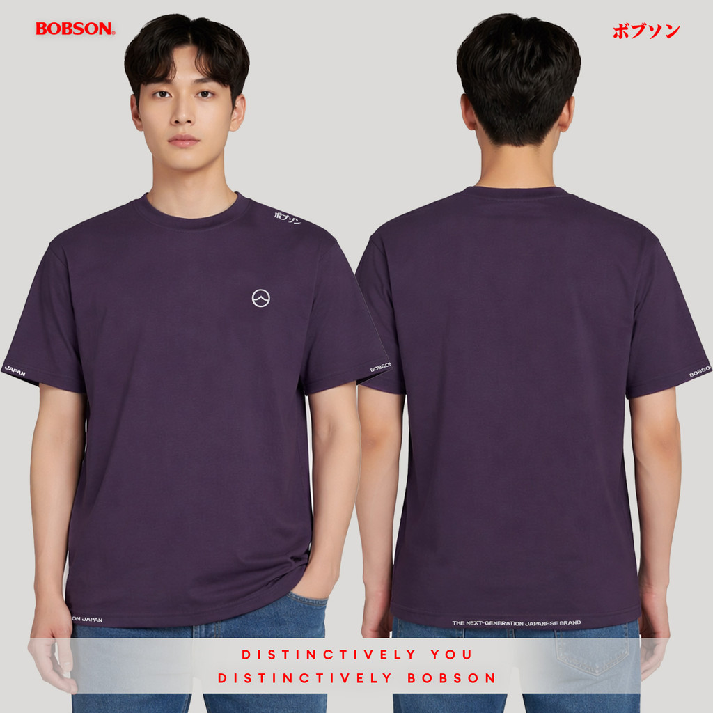 Bobson Japanese Men's Basic Tees Boxy Fit 197484 (Violet) | Shopee ...
