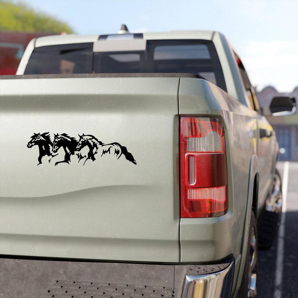 Horse Car Sticker Adhesive Vehicle Decoration Automotive Body Decals ...