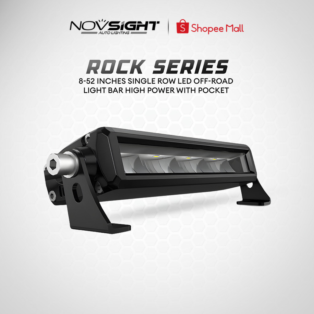 Novsight Rock Series - 8-inch Single Row Dual Beam LED Off-Road Light ...