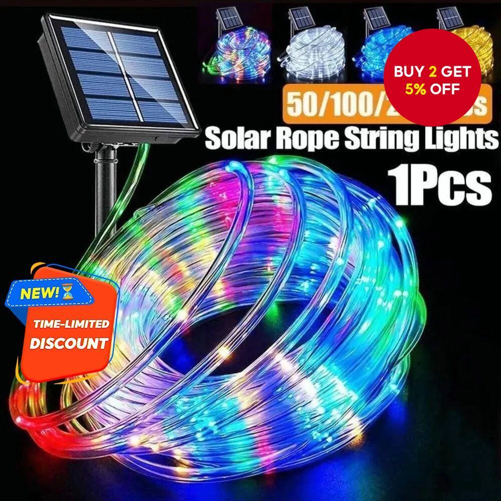 Waterproof Solar LED PVC Rope Light for Garden Christmas Decoration ...