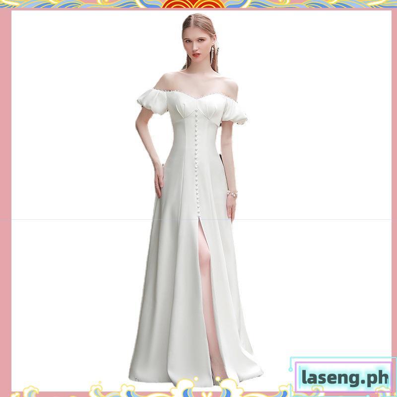 Shop simple gown for js prom for Sale on Shopee Philippines