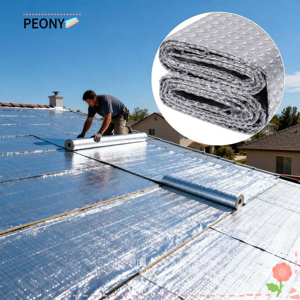 PEONYPH Radiator Heat Reflector, Double Sided Bubble Foil Thermal ...