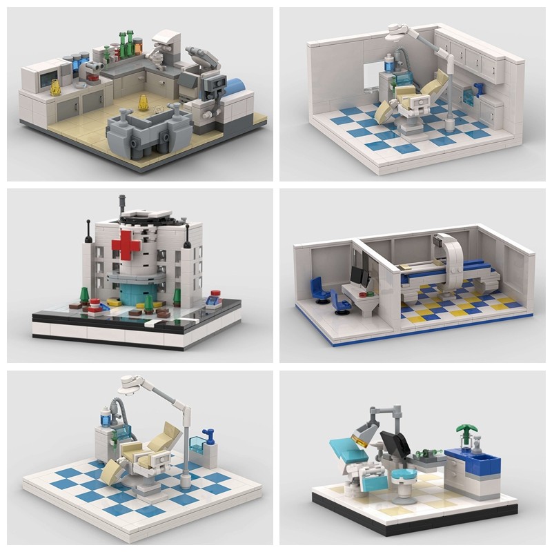 Dental Dental Clinic CT Scanning Room Building Blocks Assembly Toys ...